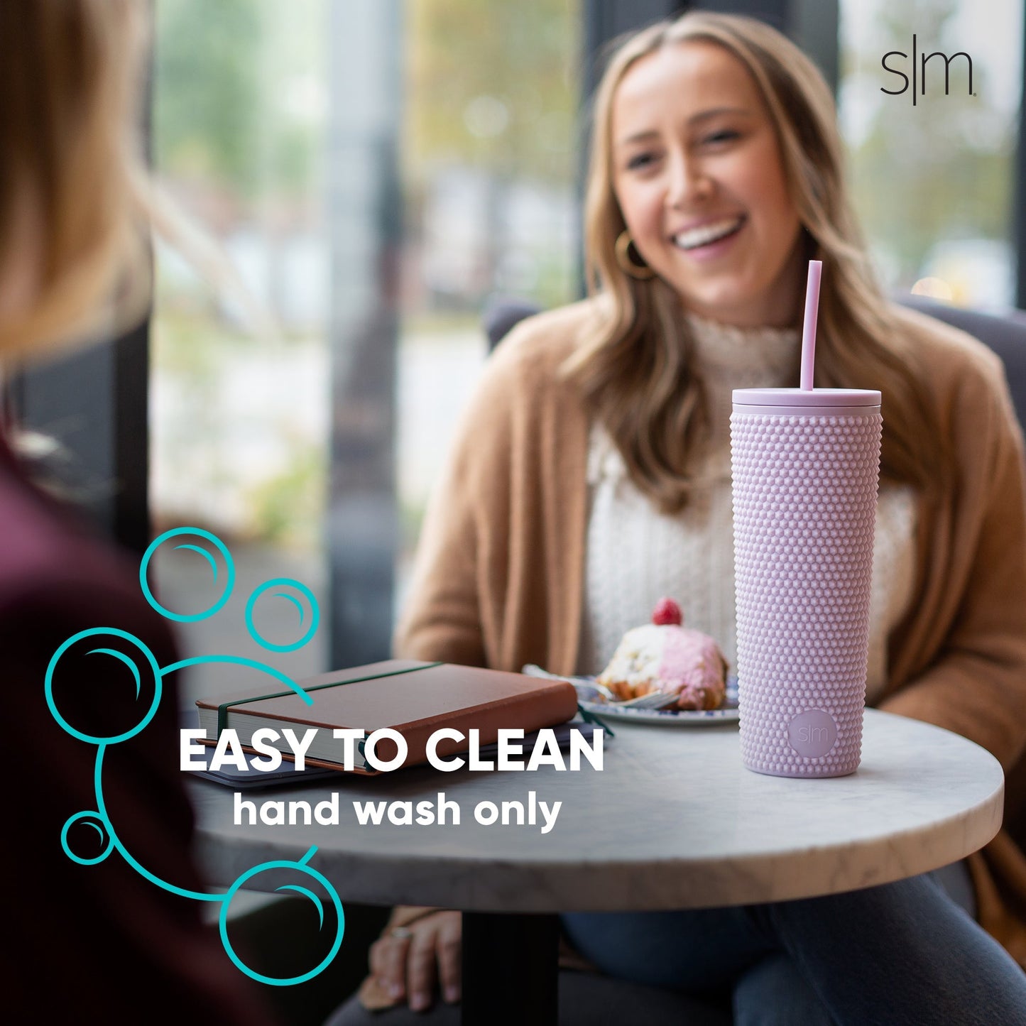 Textured Plastic Classic Tumbler with Straw Lid