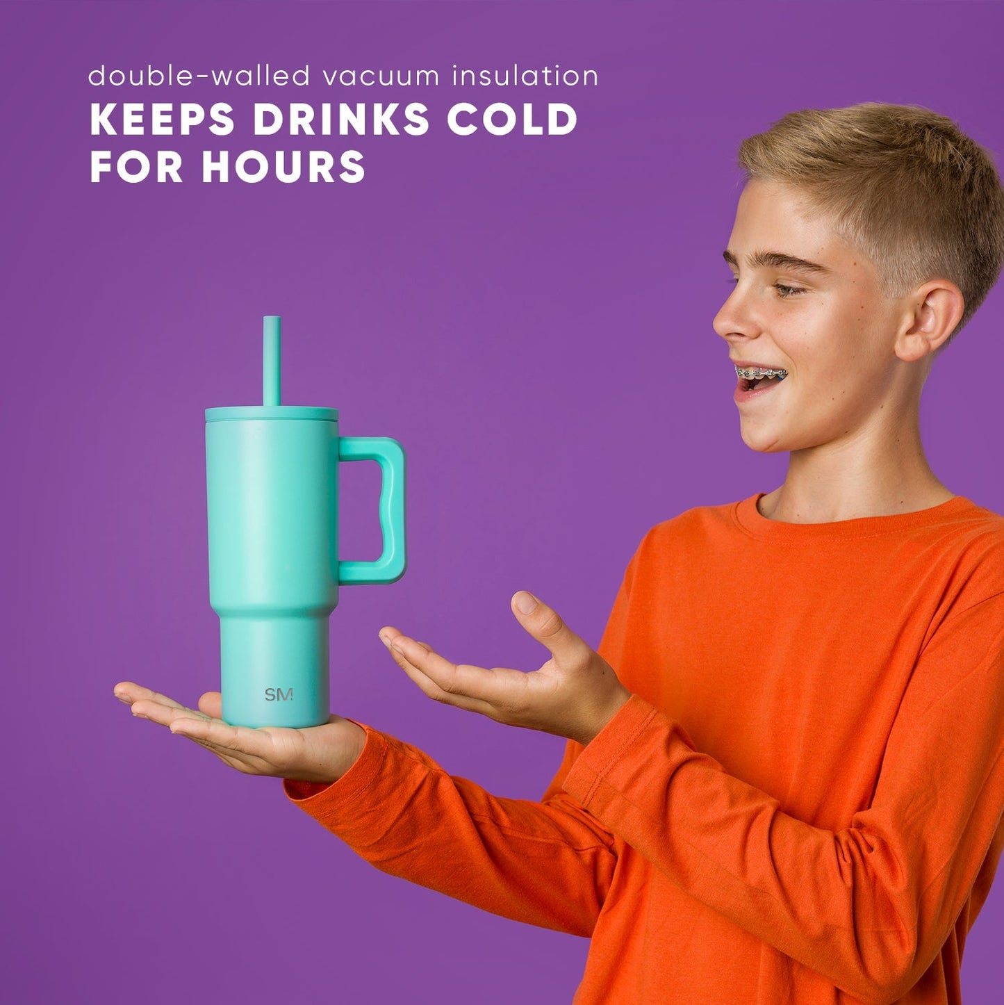 Trek Kids Tumbler with Silicone Straw Lid