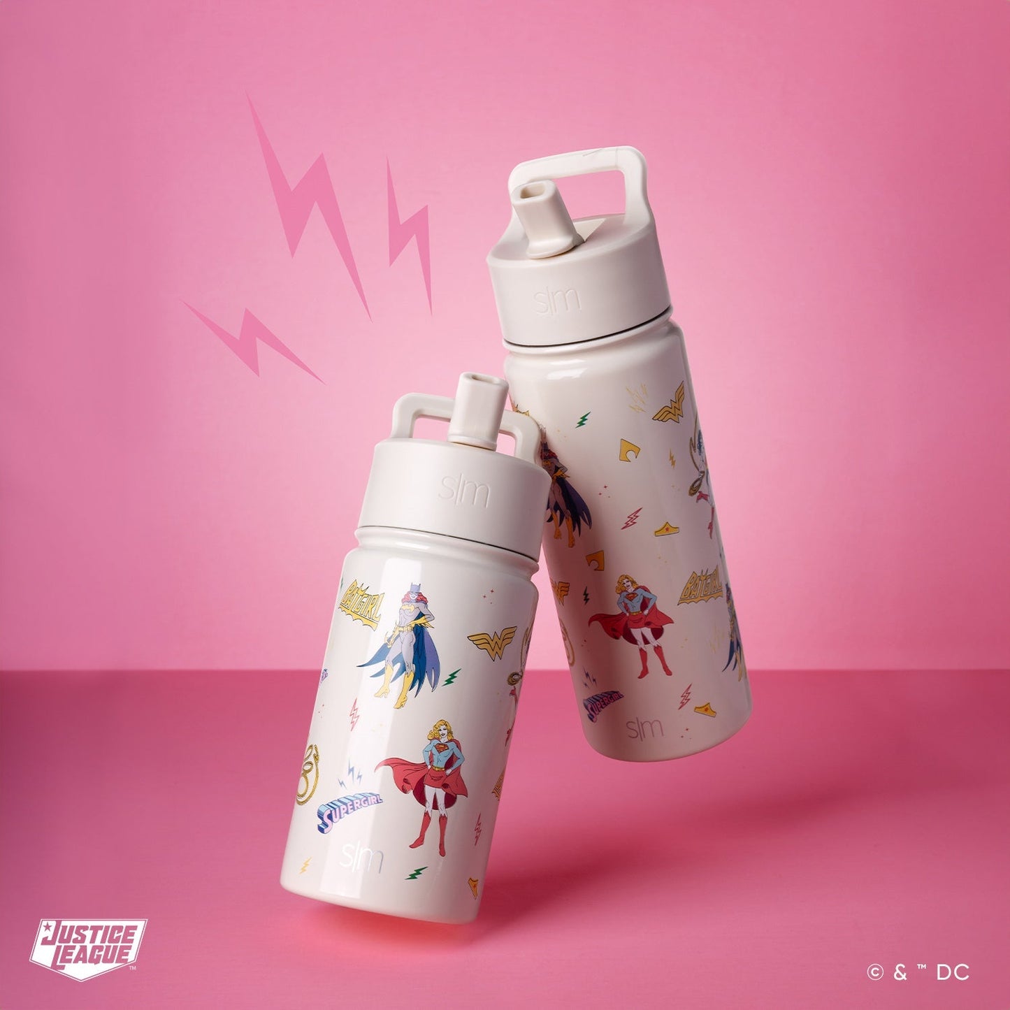 Summit Kids Plastic Water Bottle with Straw Lid