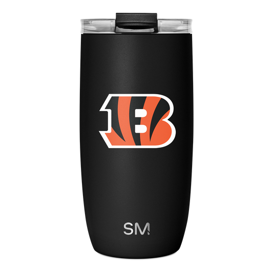 NFL Voyager Tumbler with Clear Flip Lid & Straw