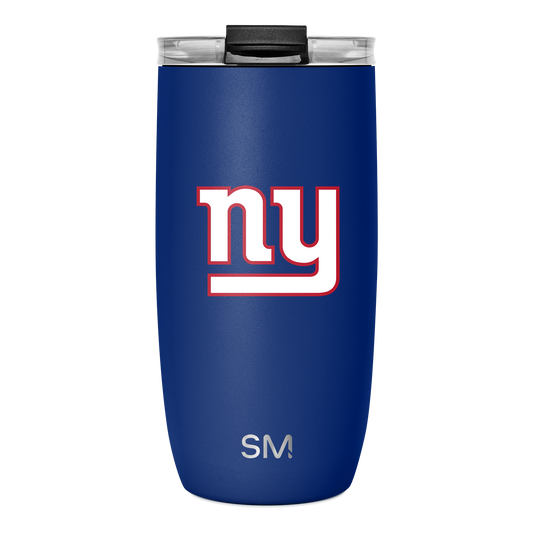 NFL Voyager Tumbler with Clear Flip Lid & Straw