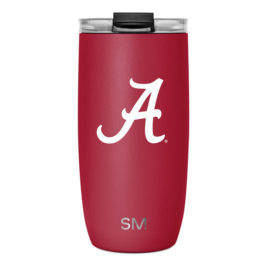 Collegiate Voyager Tumbler with Clear Flip Lid & Straw