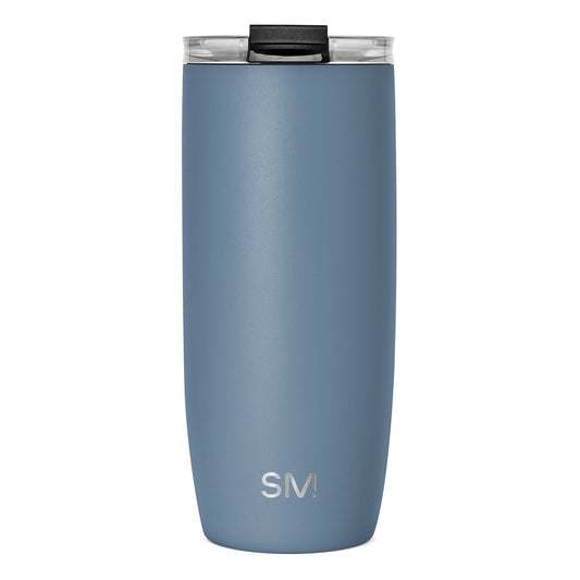 Voyager Tumbler with Clear Flip Lid & Straw