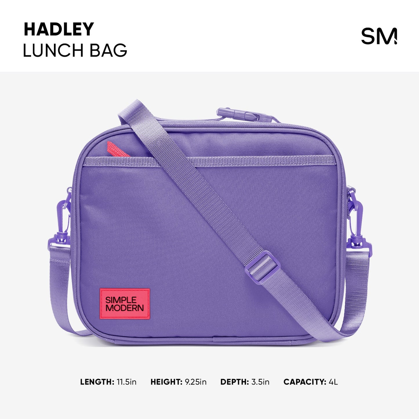 Hadley Lunch Bag with Shoulder Strap