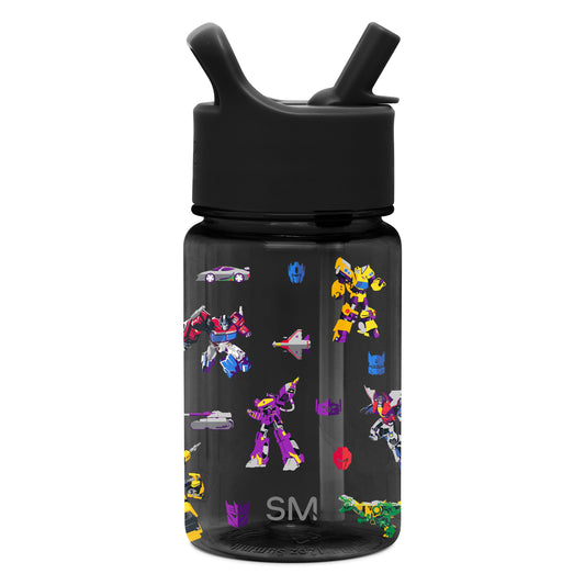 Summit Kids Plastic Water Bottle with Straw Lid