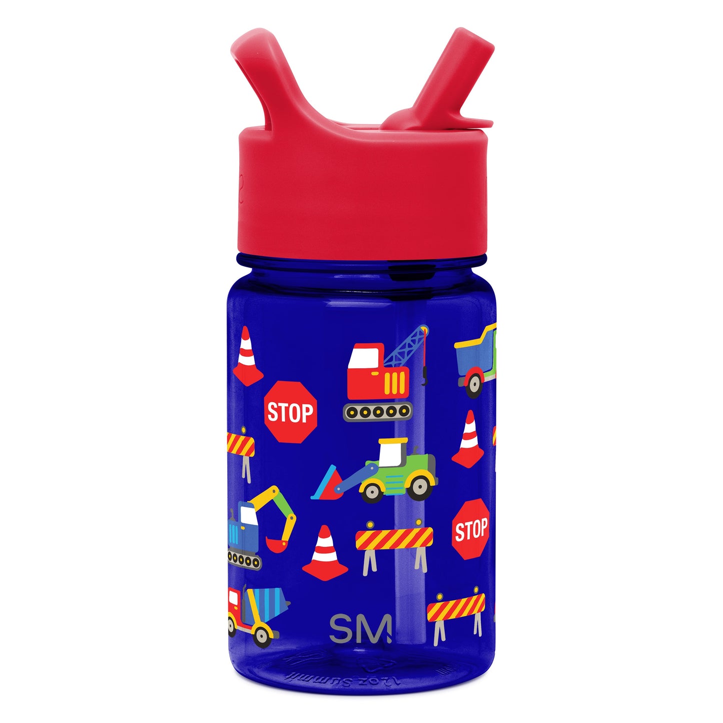 Summit Kids Plastic Water Bottle with Straw Lid