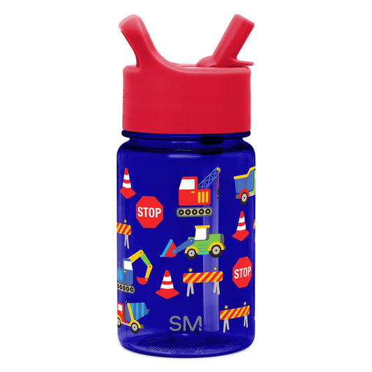 Summit Kids Plastic Water Bottle with Straw Lid