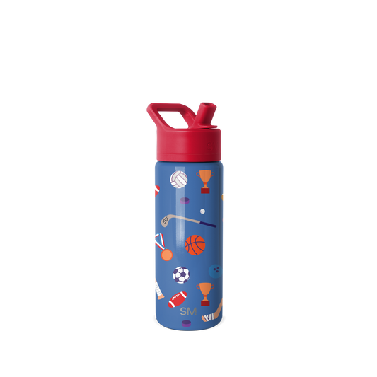 Summit Kids Water Bottle with Straw Lid
