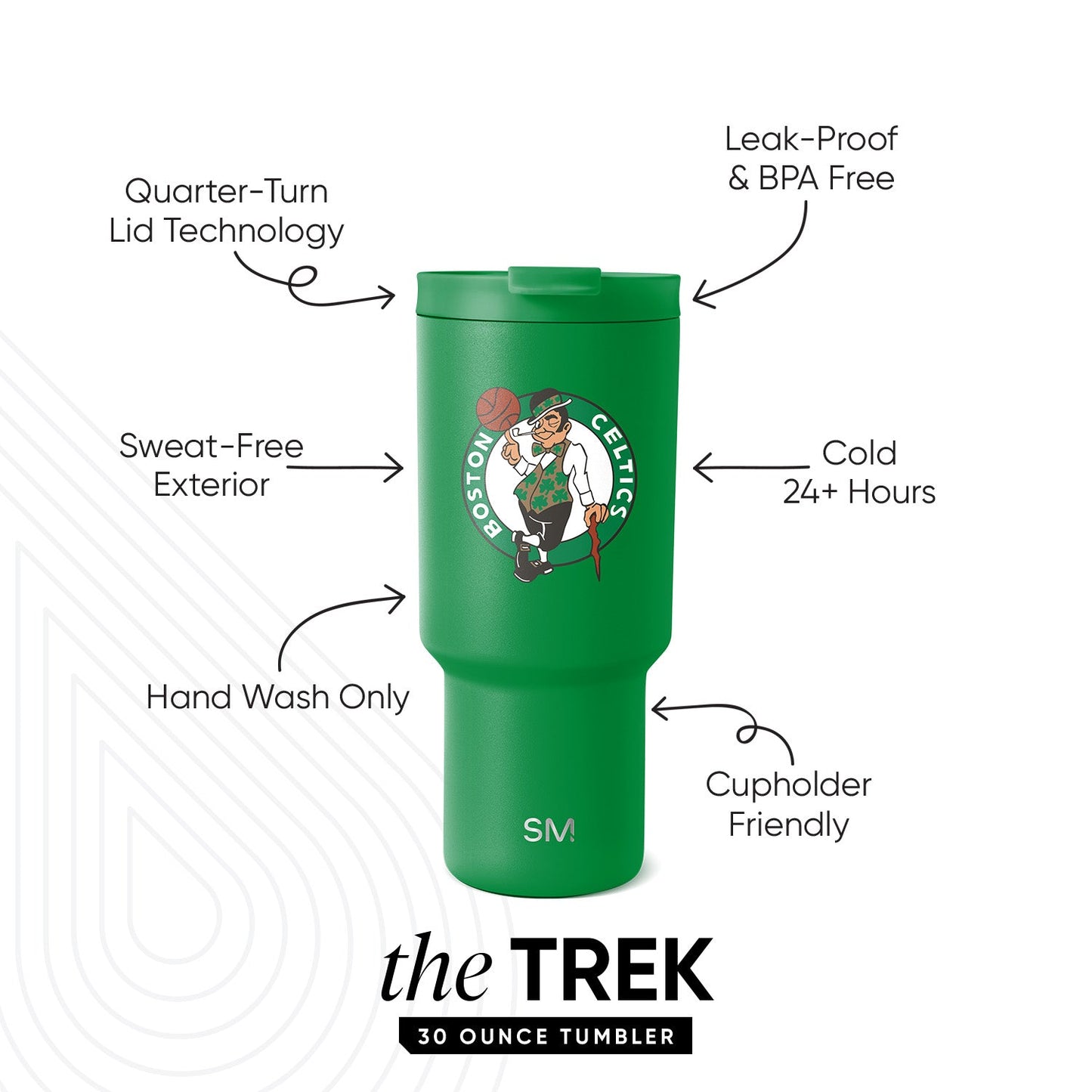 NBA Trek Tumbler with Flip Lid